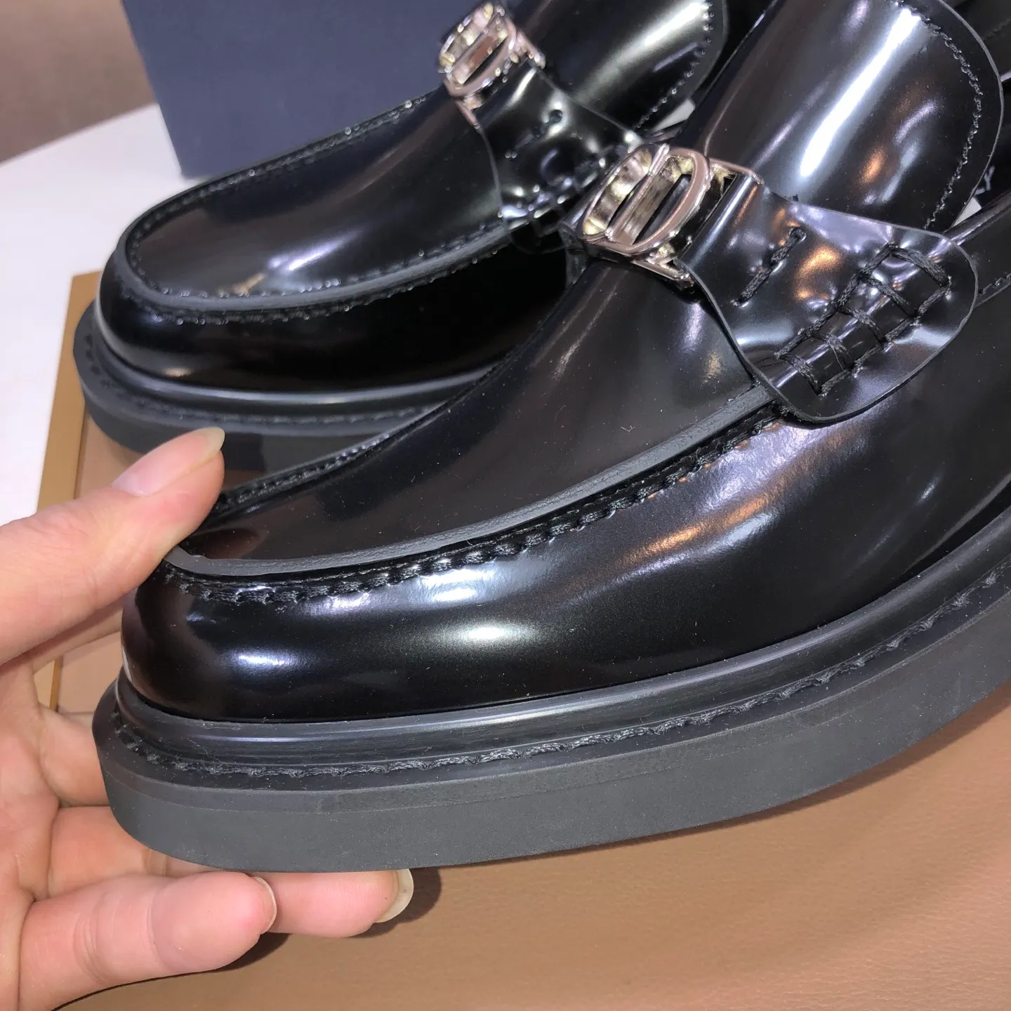 Men's shoes 💰680💶[Dior] (water-dyed cowhide lining) Dior original 1:1 high-quality factory, imported original materials, imported raw cowhide, water-dyed cowhide lining, original TPU outsole, code number: 39-44 (38.45 custom-made)